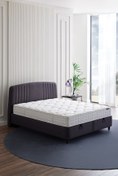 Resim Yataş Silver Therapy Yatak, Canto Baza, Silver Başlık Tek Kişilik 3'lü Set - Antrasit 