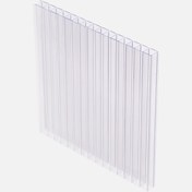 Resim Polikarbonat Oluklu Levha 8501 Şeffaf 200 x 105 cm 6 mm 