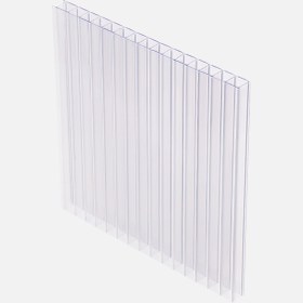 Resim Polikarbonat Oluklu Levha 8501 Şeffaf 200 x 105 cm 6 mm 