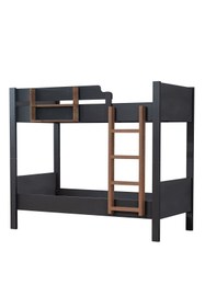 Resim Setay Ranza, Asya Ayrılabilir Ranza, 2li Antrasit - Ceviz - 90x190 Cm 