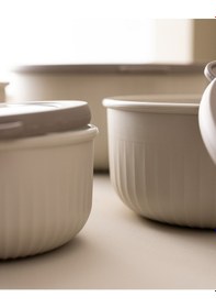 Resim Madame Coco Lucca 4'lü Saklama Kabı Seti - Bej 8684427125014 Ekru 