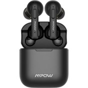Resim Mpow X3 Aktif Gürültü Engelleyicili Dört Mikrofonlu IPX8 Bluetooth Kulaklık 30 Saat Müzik Siyah Mpow