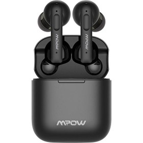 Resim Mpow X3 Aktif Gürültü Engelleyicili Dört Mikrofonlu IPX8 Bluetooth Kulaklık 30 Saat Müzik Siyah 