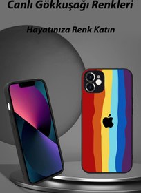 Resim KILIFMANİA Iphone 6 Uyumlu Kamera Korumalı Cam Kapak - Siyah Inek Desenli 