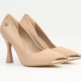 Resim Pierre Cardin ® | PC-54223 Kadın Bej Topuklu Ayakkabı 