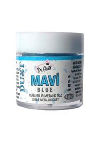 Resim Dr. Gusto Mavi Metalik Yenilebilir Yaldız Gıda Boyası 4 gr. 