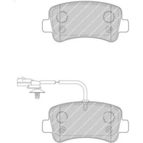 Resim Ferodo Fren Balatası Arka RenaultMaster III 2.3Dcı 10 Opel Movano B 2.3Cdtı 10 Frd Fvr4348 