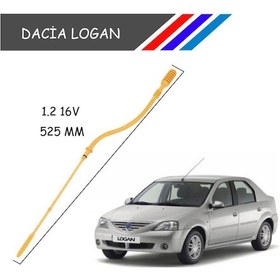 Resim OTOZET Dacia Logan 1.2 16V Motor Yağ Çubuğu Ölçüm Çubuğu 
