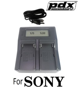 Resim DP Sony Ax2000 Için Np-f970 Çiftli Şarj Cihazı 