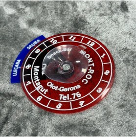 Resim Korkmaz Oto Market & Aksesuar Etiketçilere Yuvarlak Park Saati Kırmızı 