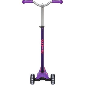 Resim Micro Maxi Deluxe Pro LED 3 Tekerli Işıklı Çocuk Scooter Purple Pink 