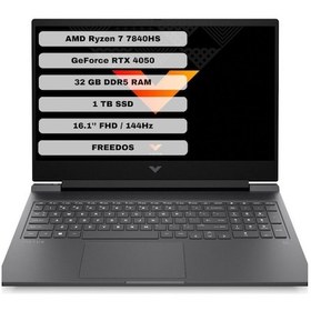 Resim Hp Victus Gaming 16-S0051NT 892P9EA R7-7840HS 32 GB 1TB SSD RTX4050 16.1'' Dos Dizüstü Bilgisayar 