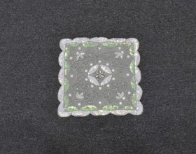 Resim El İşi Otantik İnce Kum Boncuklu Masa Fiskos Sehpa Örtüsü 5974 