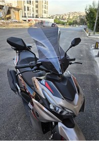 Resim Motocam Volta Revolt Rsx3 Ön Cam 2022-2026 Model 54cm Füme Renkli Sportif 