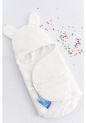 Resim Welsoft Bebek Kundak Bebek Battaniye Krem 