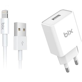 Resim Bix BX-L10TA Lightning 1 Metre USB Şarj Cihazı Ve Data Şarj Kablosu Bix