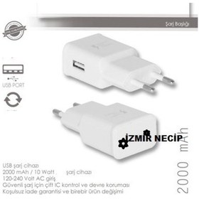 Resim Samsung Note4 Uyumlu Şarj Özellikli 2 Amper Başlık 