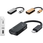 Resim Lightning Şarj & Kulaklık Dönüştürücü Çoklayıcı Kablo Hub 