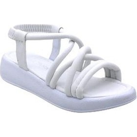 Resim Castle Black 35243-1 Kadın Sandalet Beyaz 