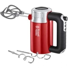 Resim Karokstore Hobbs El Mikseri Retro Kırmızı (4 Hız Kademesi + Turbo, Daha Iyi Karıştırma Için Cam Elyaf Takviyeli Naylondan 2 Çırpma Teli + 2 Yoğurma Kancası, Bpa Içermez) El Mikseri 