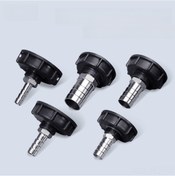 Resim Besthome1 304 Paslanmaz Çelik Ibc Tank Valfi Adaptörü, 60 Kalın Vida'lı 4'lü Dahili Iplikli Plastik Bağlantı Parçası 