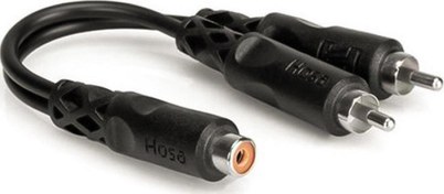 Resim YRA-105 RCA (F) DUAL RCA (M) Y-KABLO Hosa