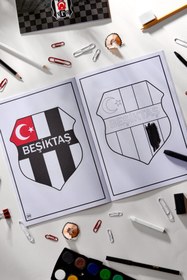 Resim Beşiktaş Boyama Kitabı Küçük Kartal 2-5 Yaş - Lisanslı Orijinal 