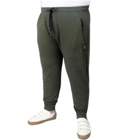 Resim Mode Xl Büyük Beden Eşofman Altı Darpaça Zippered 22501 Haki 001 