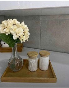 Resim Bambu Çok Amaçlı Düzenleyici Sunum Tepsisi 33 Cm X 22 Cm Royaleks-81287 Çok Renkli 