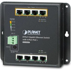 Resim Duvar Tip Yönetilemeyen Poe Switch 8-port 10/100/1000base-t Port-1 Ile Port-4 Arası Ieee 802.3at/a-114327 
