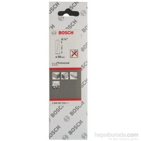 Resim Bosch - Elmas Kuru Karot Ucu G 1/2" - 38 Mm, 150 Mm, 3 Segmente, 7 Mm 