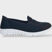 Resim Liger Ortopedik Kadın Yürüyüş Ayakkabısı LACİVERT - BEYAZ 