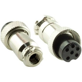 Resim Ayt Mayk 6 Pinli Dişi Fiş Soket Ses Mikrofon Kablosu Soketi 