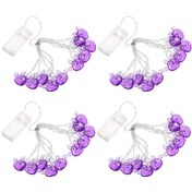 Resim Maiyame Halloween Batman Figürlü Led Işık Zinciri 4'lü Paket - 2 Metre 10 Işık, Ev Dekorasyonu Holiday Stüdyosu 