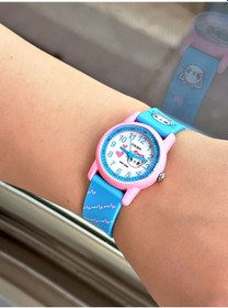 Resim Cockpit Mavi Kalpli Kız Çocuk Kol Saati 