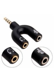 Resim gökkuşağı store Mikrofon Kulaklık Mikrofon Birleştirici - Çevirici - Dönüştürücü 