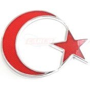 Resim Carub Arma Reflektör Ay Yıldız Kırmızı 
