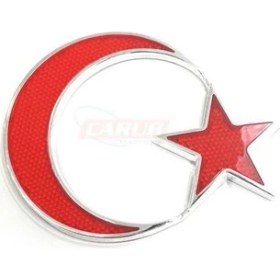 Resim Carub Arma Reflektör Ay Yıldız Kırmızı 