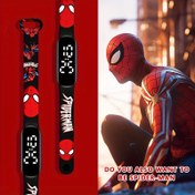 Resim Marvel Spider-Man Dijital Saat - Dokunmatik Ekran, Değiştirilebilir Kayış, Dayanıklı Plastik Kılıf, Pil ile Çalışan 24 Saat Ekranı, Yetişkin Koleksiyoncular için Paskalya Partisi Aksesuarı, Süper Kahraman Temalı Saat | Yaratıcı Saat Tasarımı | Dayanıklı Kayış Saati, Örümcek Temalı Ürün 
