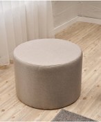 Resim Favora Likya Puf - Bej Bej 