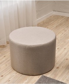 Resim Favora Likya Puf - Bej Bej 