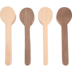 Resim Quirky Quar Ahşap Oyma Kaşık Boş Kayın ve Ceviz Ahşap Bitmemiş Ahşap Zanaat Whittler Starter (4pcs) (Yurt Dışından) 