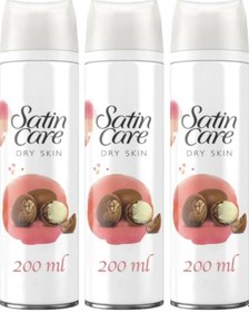 Resim Satin Care Tıraş Jeli Kuru Ciltler 200ml X3 Adet 