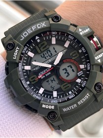 Resim Joefox Digital Ve Analog 2 Yıl Garantili Kronmetre+Takvim+Alarm+Aydınlatma Erkek Kol Saati JOE.BK01 