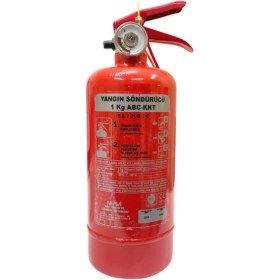 Resim 1 kg Yangın Söndürücü Oto Muayene Uyumlu Araç Yangın Tüpü 