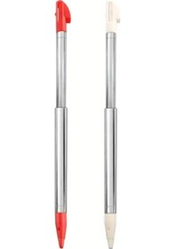 Resim Willowhaven 2 Adet Metal Stylus Kalem 3ds Xl Uyumlu Kırmızı Ve Beyaz 