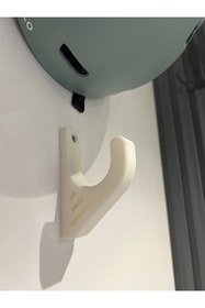 Resim Atlas Lab Bisiklet Kask Askısı Duvar Tipi – 3d Baskı - Pla - Düzenleyici Aparat - Duvar Askılık-vida Dahil 