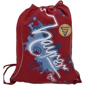 Resim Hayrer Kumaş Büzgülü Torba Sırt Çantası Kırmızı 