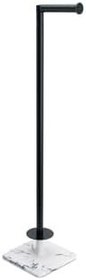 Resim System Hareketli Yedek Kağıtlık Mermer Deseni-Siyah 707X156X212 Mm 