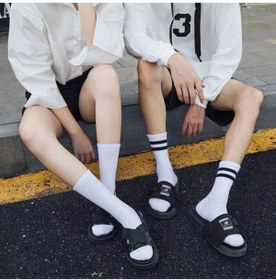 Resim Bgk Unisex 7'li Düz Çizgili Tenis Model Çok Renkli 